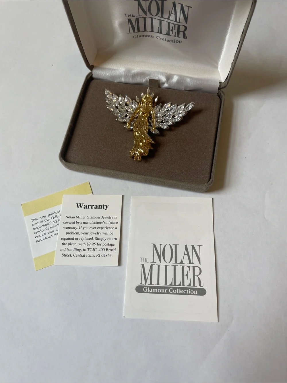Nolan Miller Angel Brooch Glamour Collection My Inspirational Angel Crystal - Picture 4 of 9